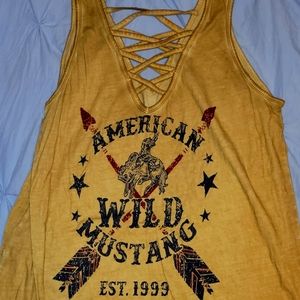 Cowgirl Tuff Co. Mustard Tank